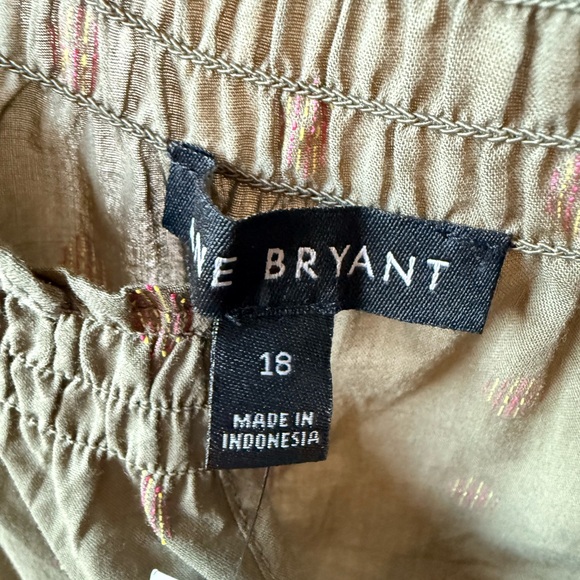 Lane Bryant Olive Smocked Tunic - Picture 3 of 5